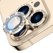 تصویر محافظ لنز دوربین آیفون 14 پرو مدل رینگی نگین دار ا iPhone 14Pro Camera Lens Protector Ring Jewel iPhone 14Pro Camera Lens Protector Ring Jewel