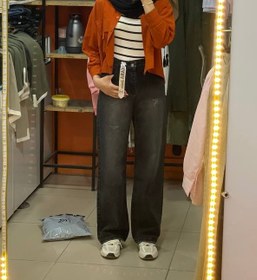 تصویر شلوار نیم بگ جین 