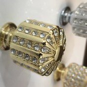 تصویر دستگیره کابینتی تک پیچ ٣١٨ وارداتی طلایی Red