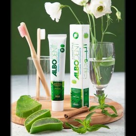 تصویر خمیر دندان گیاهی آلبودنت نعنا 50 میلی‌لیتر Albodent herbal toothpaste 50gr