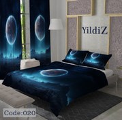 تصویر روتختی مخمل مهتاب کد 020 - یک‌ونیم نفره bedspread