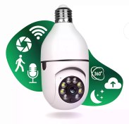 تصویر دوربین مداربسته لامپی بیسیم V360 Pro 