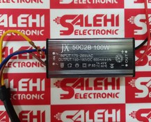 تصویر درایور ال ای دی ۱۰۰ وات IP65 ۶۰۰ میلی آمپر 