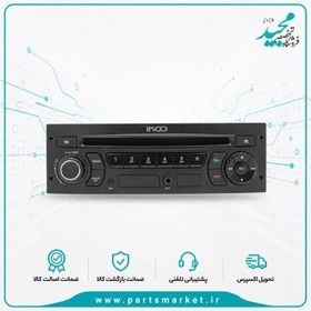 تصویر پخش خودرو پژو مدل PG-206 سایز ۲ دین با بلوتوث 
