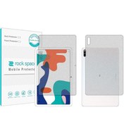 تصویر گلس صفحه نمایش و پشت تبلت هوآوی MatePad 10.4 مدل نانو هیدروژل مات برند راک اسپیس کد LL 