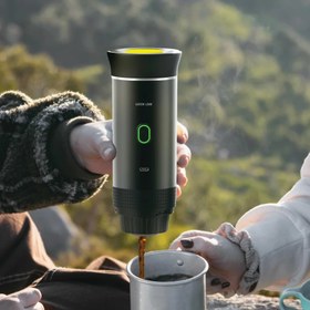 تصویر قهوه ساز قابل حمل گرین لاین مدل GNCOFMKLT - Lite Green Lion Portable Coffee Maker Lite GNCOFMKLT