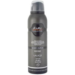 تصویر اسپری بدن مردانه آنیکا مدل Encre Noire Lalique حجم 200 میلی لیتر Anika Encre Noire Lalique Body Spray for Men 200ml