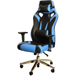 تصویر صندلی گیمینگ قصرچوب مدل ریزر رنگ مشکی 