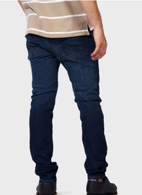 تصویر شلوار جین باریک شست‌وشو شده متوسط برند american eagle Mid Wash Slim Fit Jeans