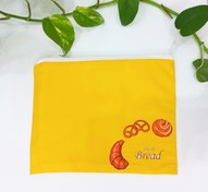 تصویر کیسه نگهداری نان پارچه ای سه لایه زیپ دار( مخصوص یخچال و فریزر) - سایز کوچک 