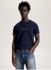 تصویر تی شرت مشکی مردانه آبی دوچرخه سواری تامی هیلفیگر Tommy Hilfiger 