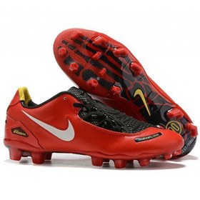 Nike t90 shop red and black