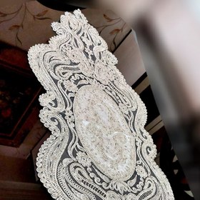 تصویر رومیزی سه تیکه جلومبلی زربافت جهیزیه مدل ریتا 