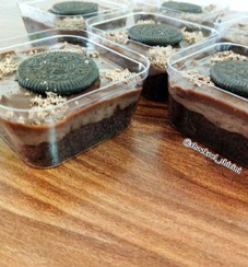 تصویر موس کیک شکلاتی تکنفره مناسب عصرانه و پذیرایی 