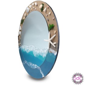 تصویر آینه ساحل و دریا 