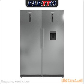 تصویر یخچال فریزر دو قلو 20 فوت التتو مدل NR6020-NF6020 Eletto NR6020-NF6020 ice refrigerator and freezer