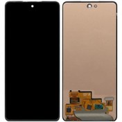 تصویر تاچ ال سی دی استوک روی کاری گوشی سامسونگ A52 / A52S + Oled فابریک بافریم - مشکی 