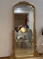 تصویر آینه قدی پریزاد چوب راش سایز ۲۰۰ در ۱۱۵ 
