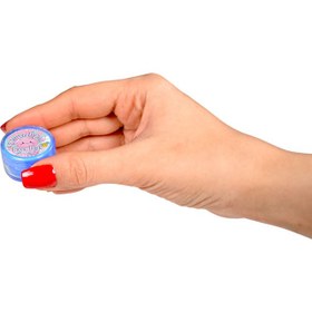 تصویر پودر رنگ بلک لایت آبی 