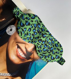 تصویر چشم‌بند سیلک پلنگی 