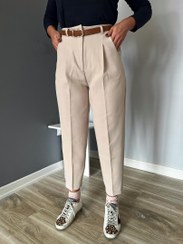 تصویر شلوار مام کمربندی طرح زارا 