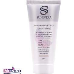 تصویر كرم ضد آفتاب سانیورا رنگی مناسب پوست حساس و خشک SPF50 ا Sunivera Sunscreens Tinted For sensitive and Dry Skin Cream SPF50 Sunivera Sunscreens Tinted For sensitive and Dry Skin Cream SPF50
