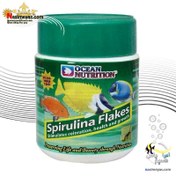 تصویر پولکی جلبک اسپیرولینا اوشن نوتریشن Ocean Nutrition Spirulina Flakes