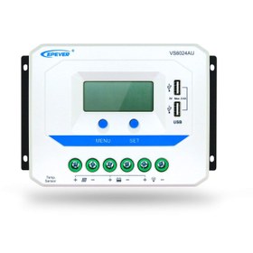 تصویر شارژ کنترلر 60A و 24V مدل VS6024AU سری PWM برند EPEVER EPEVER Solar Charge Controller 60A VS AU Series PWM VS6024AU