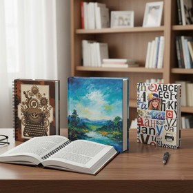 تصویر پرینت سیاه و سفید، رنگی با صحافی 