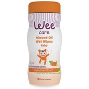 تصویر دستمال مرطوب کودک وی کر حاوی روغن بادام بسته 70 عددی 