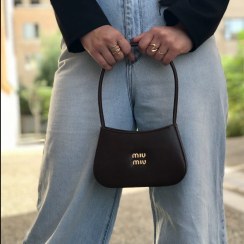 تصویر کیف دوشی زنانه چرم مصنوعی مدل همتا 