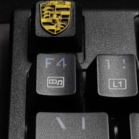 تصویر دکمه کیبورد مکانیکال کیکپ مدل برند پورشه porsche mechanical keycap