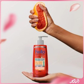 تصویر ژل شستشو ضدجوش هلو گریپ فروت(نارنجی) Anti-Acne-Hello-Facewash