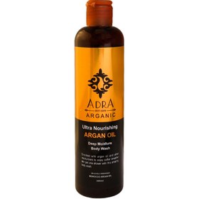 تصویر شامپو بدن آدرا حاوی روغن آرگان 300 میلی لیتر Adra Body Shampoo Argan Oil 300ml