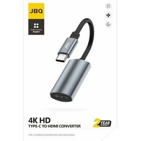 تصویر کابل تبدیل TYPE-C به HDMI جی بی کیو مدل HDT-01 JBQ HDT-01 USB Type-C to HDMI 4K HD Converter