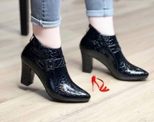 تصویر کفش پاشنه دار زنانه ورنی دلتا سایز ۳۷ تا ۴۰ پاشنه ۶ سانت 