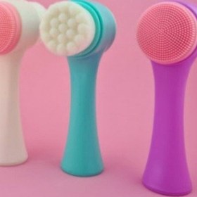 تصویر برس پاکسازی کد 02 مجموعه 4 عددی - سبز آبی 