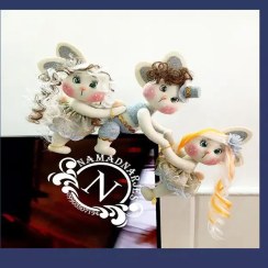 تصویر ریسه خرگوش نمدی: تزئینی جذاب و منحصر به فرد 