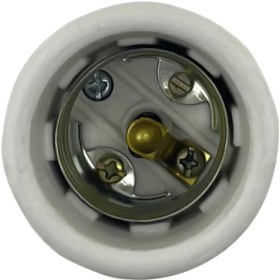 تصویر سرپیچ لامپ سرامیکی دو تکه E27 