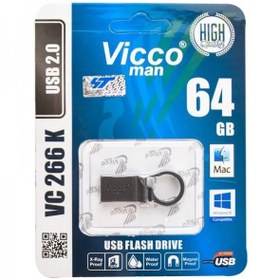 تصویر فلش 64 گیگ Vicco Man VC268 USB2.0 