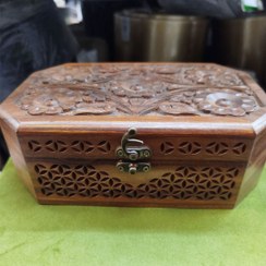 تصویر صندوقچه منبت کاری 