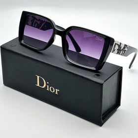 تصویر عینک آفتابی پلاریزه زنانه مارک دیور عدسی کوچک لولا فلزی کیف کاور دستمال رایگان Dior Uv400