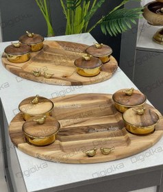 تصویر سینی مزه چوب گردو کسا 