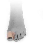 تصویر پد بین انگشتی سیلیکونی پین مد کد ۱۰۰۴ پد بین انگشتی طبی برای کاهش درد و اصلاح فشار شست پا در هالوکس والگوس