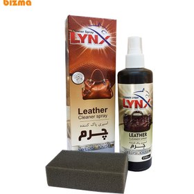 تصویر اسپری پاک کننده نانو سطوح چرمی لینکس حجم 250 میلی لیتر ا Lynx Leather Cleaning Spray Lynx Leather Cleaning Spray