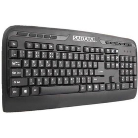 تصویر کیبورد سادیتا مدل SK1500 با حروف فارسی SK-1500 Wired Keyboard