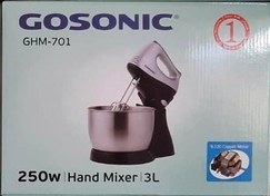 تصویر همزن برقی گوسونیک مدل GHM701 کاسه دار 