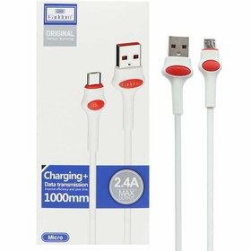 تصویر کابل میکرو یو اس بی Earldom EC-082M 2.4A 1m Earldom EC-082M 2.4A 1m MicroUSB Cable