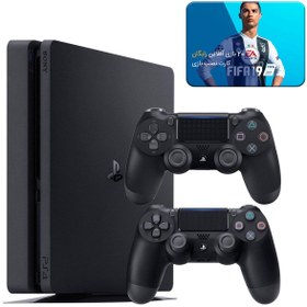 تصویر مجموعه کنسول بازی سونی مدل Playstation 4 Slim ریجن 2 کد CUH-2216B ظرفیت 1 ترابایت به همراه 20 عدد بازی 