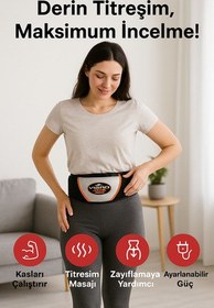 تصویر دستگاه لاغری ویبره حرفه ای SMAYLING ماساژور کمر و شکم 